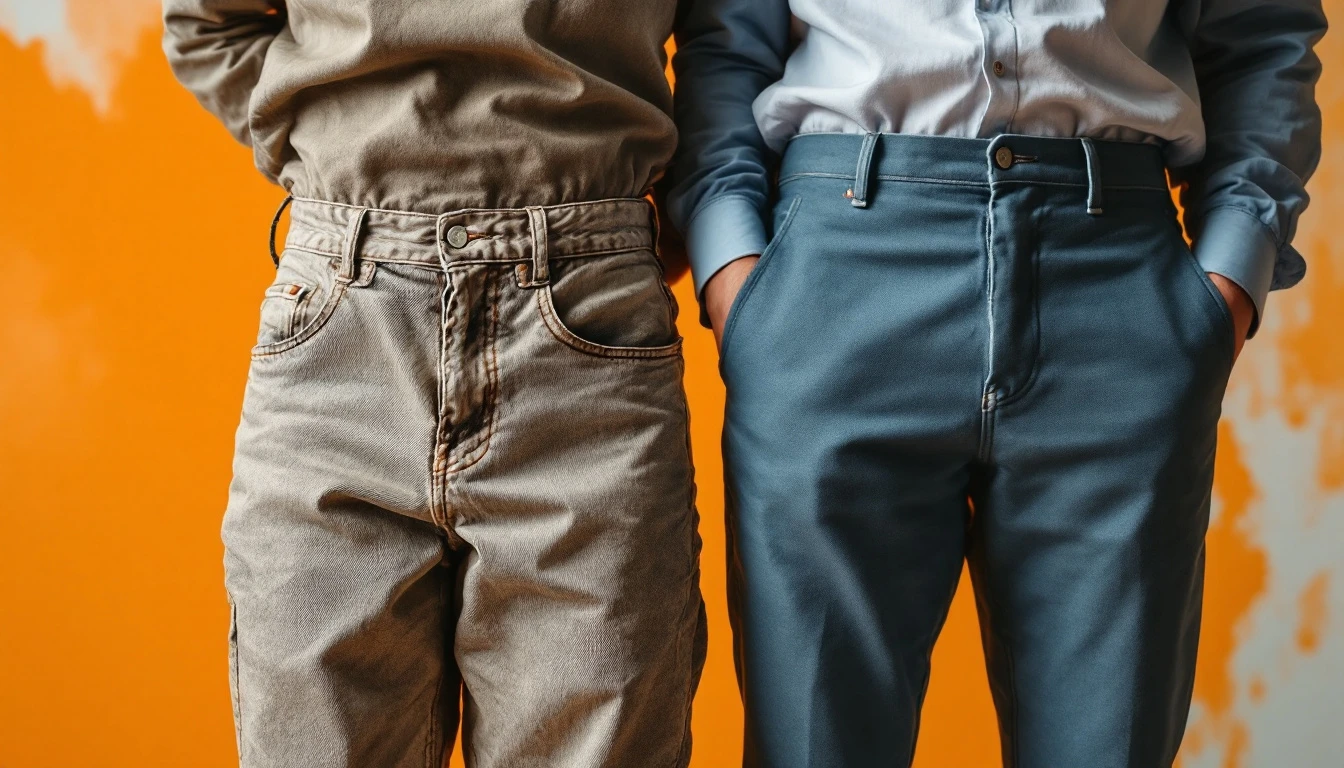 Jean de travail vs Pantalon classique